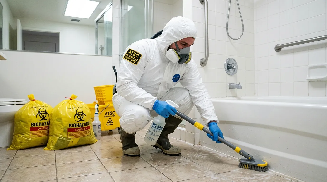 Decontamination equipment deployed for Blood Cleanup in West Carson